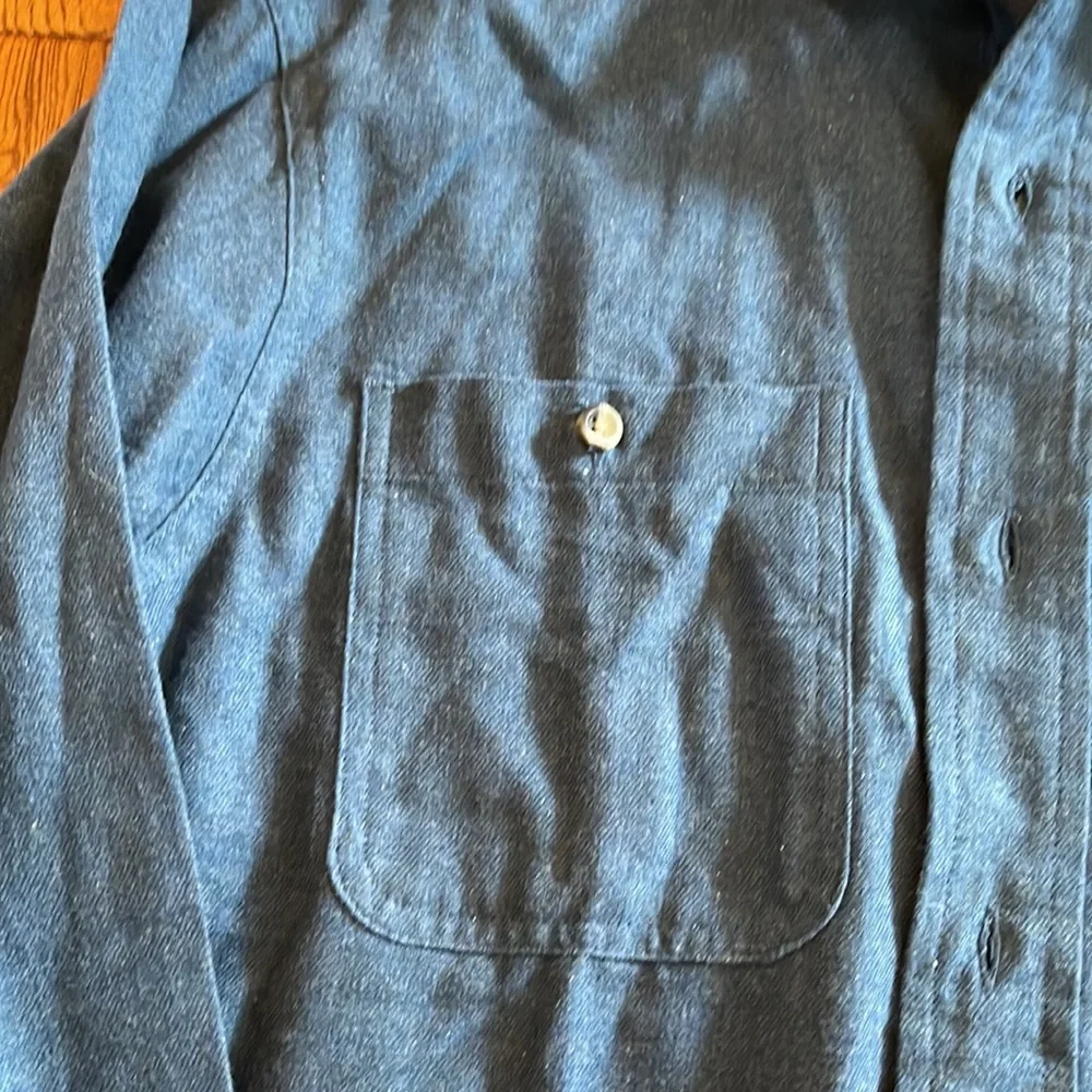 Red Head Brand Co. RipStop Brand new blue button up shirt - Picture 3 of 4